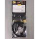 Durites de frein aviation SPIEGLER HONDA XRV 750 AFRICA TWIN 93-03 (RD07)(03 durites avant - original - avec tubes acier)