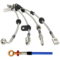 Durite de frein aviation SPIEGLER KAWASAKI VN 1600 Mean Streak 03-06 (VNT60B)(01 durite arrière - original)