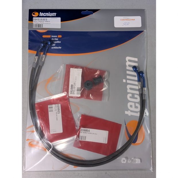 Durites de frein aviation YAMAHA YZF-R1 15-20 (Avant - 2 durites - Montage direct)