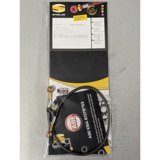 Durite de frein aviation SPIEGLER KAWASAKI Z750 B 76-78 (KZ750B, Var. B)(01 durite arrière - original - mono disque)