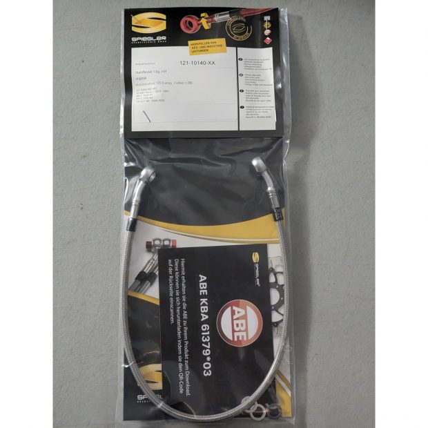 Durite de frein aviation SPIEGLER KAWASAKI Z1000 A1 76-78 (KZT00A)(01 durite arrière - original)