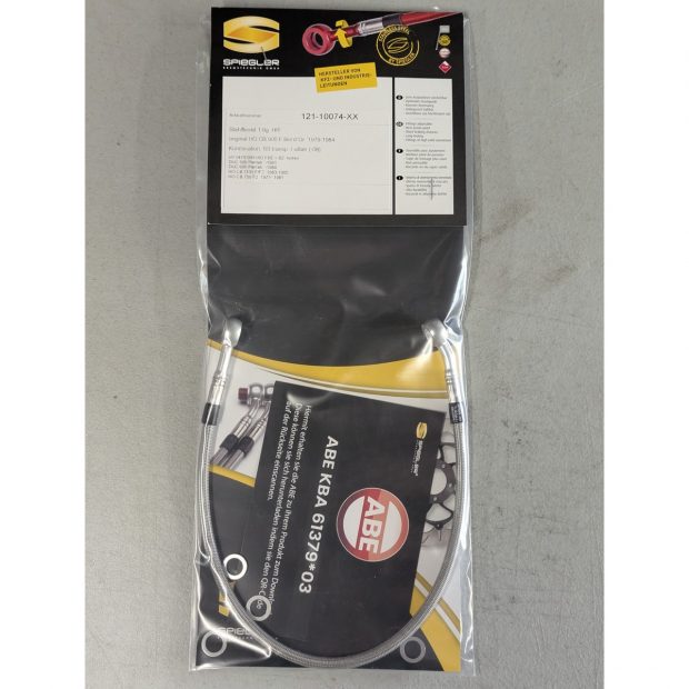 Durite de frein aviation SPIEGLER HONDA VFR 750 F 88-89 (RC24)(01 durite arrière - original)