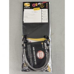 Durites de frein aviation SPIEGLER SUZUKI GSF 1200 Bandit 96-00 (GV75A)(03 durites avant - original)