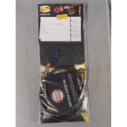 Durites de frein aviation SPIEGLER KAWASAKI ZRX 1100 96-01 (ZRT10C)(02 durites avant - alternatif)