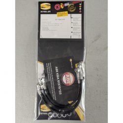 Durites de frein aviation SPIEGLER HONDA CB 500 Four 72- (CB500)(03 durites av - avec tubes acier - double disques)