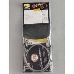 Durites de frein aviation SPIEGLER SUZUKI GSX 1100 EF 85-87 (GV71C)(03 durites avant - original)