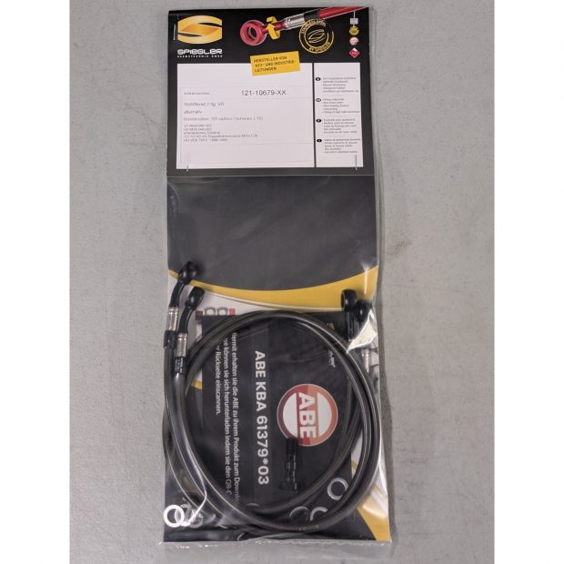 Durites de frein aviation SPIEGLER HONDA CB 400 N 78-81 (CB400T)(02 durites avant - alternatif)