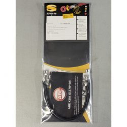 Durites de frein aviation SPIEGLER BMW R100 RS 76-77 (R100)(02 durites avant - origine - avec tubes acier - étriers ATE)