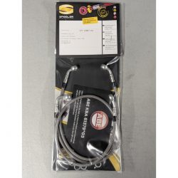 Durites de frein aviation SPIEGLER SUZUKI GSR 750 11-16 (WVC5)(02 durites avant - origine - sur garde-boue - NO ABS)