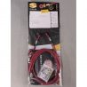 Durites de frein aviation SPIEGLER SUZUKI DL650 V-Strom X650 XT 17- (WC71)(05 durites av + arr - ABS - jantes rayons)