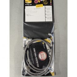 Durites de frein aviation SPIEGLER APRILIA 750 DORSODURO 08-15 (S11)(02 durites avant - alternatif - NO ABS)