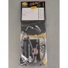 Durites de frein aviation SPIEGLER BMW R1200 C 01-02 (R2C)(04 durites avant - alternatif - guidon standard - ABS II)