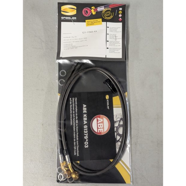 Durites de frein aviation SPIEGLER SUZUKI DL 650 V-Strom 04-06 (WVB1)(02 durites avant - alternatif)