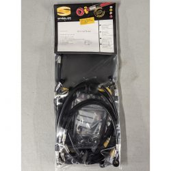 Durites de frein aviation SPIEGLER HONDA CRF1100L AFRICA TWIN D DCT 20-25 (SD08)(06 durites av + arr - ABS - DCT)