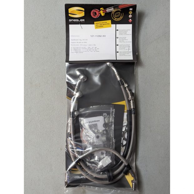 Durites de frein aviation SPIEGLER HONDA MSX 125 A ABS 16- (JC75)(04 durites av + arr - original - ABS)