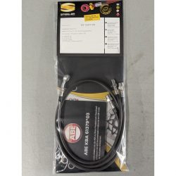 Durites de frein aviation SPIEGLER BMW R100 80-84 (BMW247)(03 durites avant - origine - avec tubes acier - double disques)