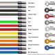 Durites de frein aviation SPIEGLER BMW R1100 R 93-99 (259)(03 durites avant - original - NO ABS)