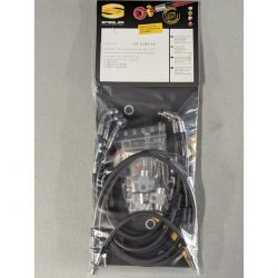 Durites de frein aviation SPIEGLER YAMAHA FJR 1300 A/AS 08-13 (RP13A)(07 durites av + arr - ABS - avec tubes acier)