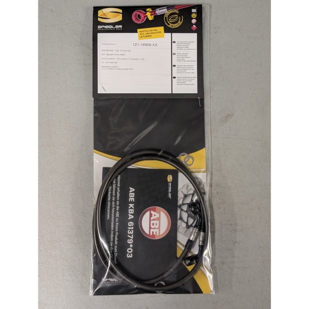 Durite de frein aviation SPIEGLER HARLEY-DAVIDSON XL1200 Nightster 08- (XL1200N/XL2)(01 durite avant - original - NO ABS)