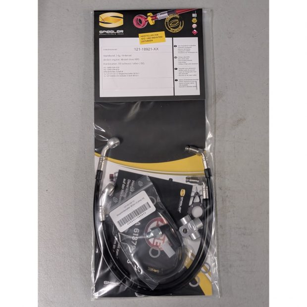 Durites de frein aviation SPIEGLER HARLEY-DAVIDSON Sportster XL 883 R 05-12 (XLH / XL2)(02 durites arr - NO ABS)