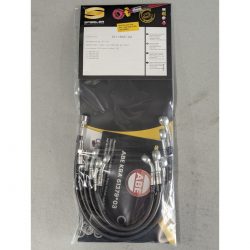 Durites de frein aviation SPIEGLER BMW K1100 LT 1992 (BMW100)(06 durites av + arr - original - ABS I)