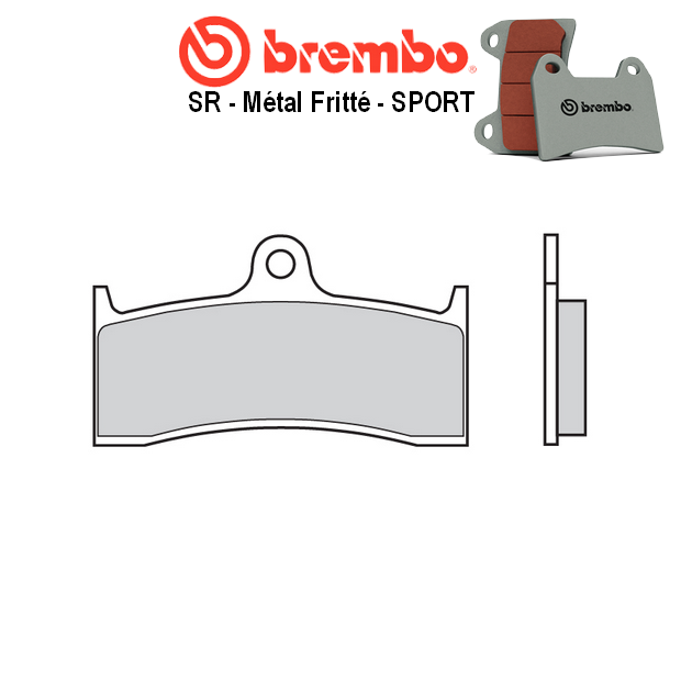 Plaquettes de frein BREMBO 07KA20SR KAWASAKI ZX-7RR 96-02 (Avant)