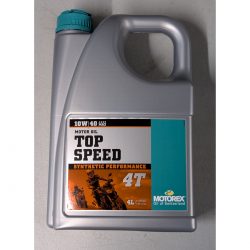 Huile moteur MOTOREX synthétique TOP SPEED 4T SAE 10W40 (4 Litres)