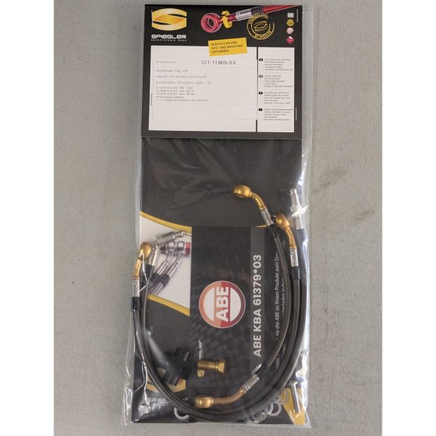 Durites de frein aviation SPIEGLER YAMAHA YZF-R6 08-16 (RJ15)(03 durites avant - original)