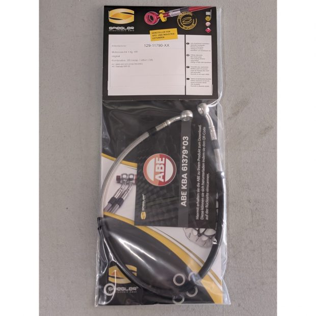 Durite de frein aviation SPIEGLER HONDA XLV 650 TRANSALP 02-07 (RD11)(01 durite arrière - origine - MotoCross)