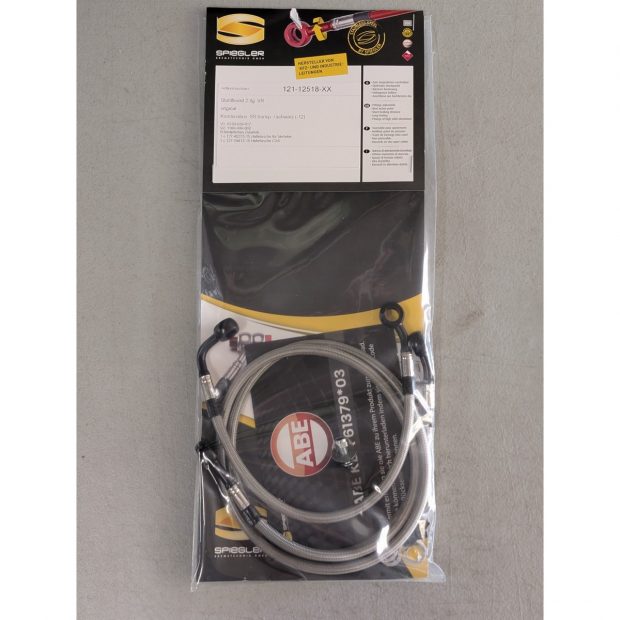 Durite de frein aviation SPIEGLER BMW G650 Xcountry 07-10 (E65X)(01 durite avant - origine - ABS)