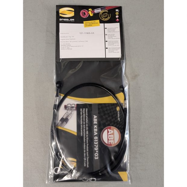 Durite de frein aviation SPIEGLER YAMAHA MT-01 07- (RP18)(01 durite arrière - origine - sans tubes acier)