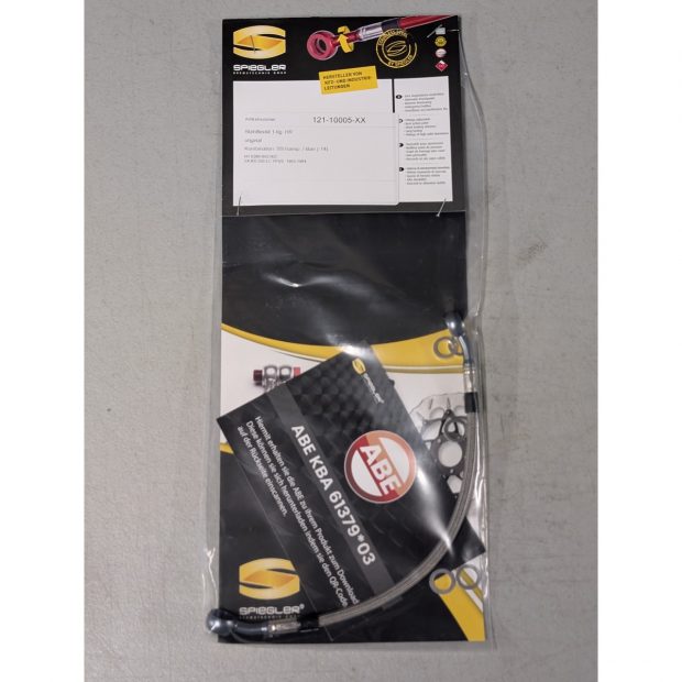 Durite de frein aviation SPIEGLER YAMAHA RD 350 LC YPVS 86-90 (1WX)(01 durite arrière - original)