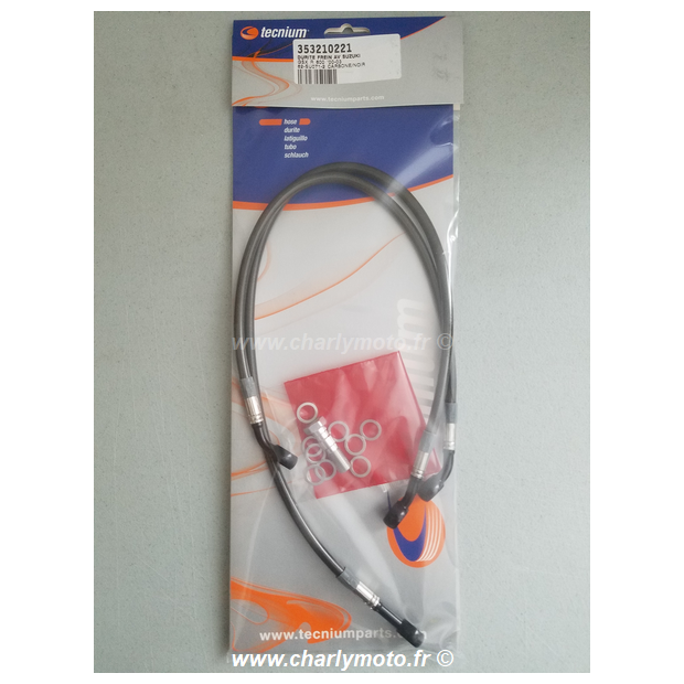 Durites de frein aviation SUZUKI GSX-R 600 00-03 (Avant - 2 durites - Origine)