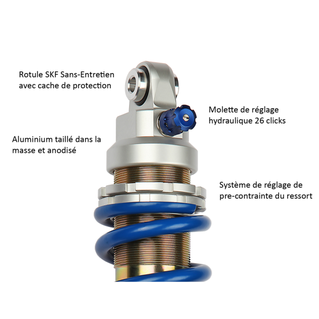 Amortisseur EMC ROAD 1 HONDA CB500 X 22-23