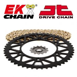 Kit chaîne EK/JT Coloris OR 520M3 14/51 - couronne ultra-light - HUSQVARNA FC 250 17-26