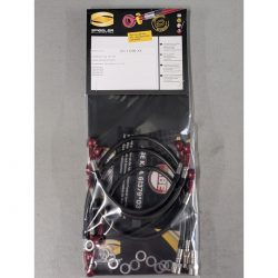 Durites de frein aviation SPIEGLER BMW K1100 LT 93-99 (BMW100)(06 durites av + arr - origine - ABS I)