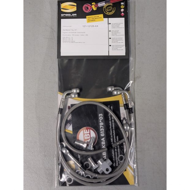 Durites de frein aviation SPIEGLER HARLEY-DAVIDSON VRSC V-Rod 08-11 (03 durites avant - origine)