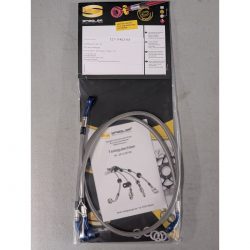 Durites de frein aviation SPIEGLER SUZUKI GSX-R 750 00-03 (WVBD)(02 durites avant - Version StreetBike - sur garde-boue)