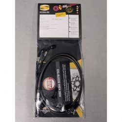 Durites de frein aviation SPIEGLER KAWASAKI ZX-6R 00-02 (ZX600J)(02 durites avant - alternatif)