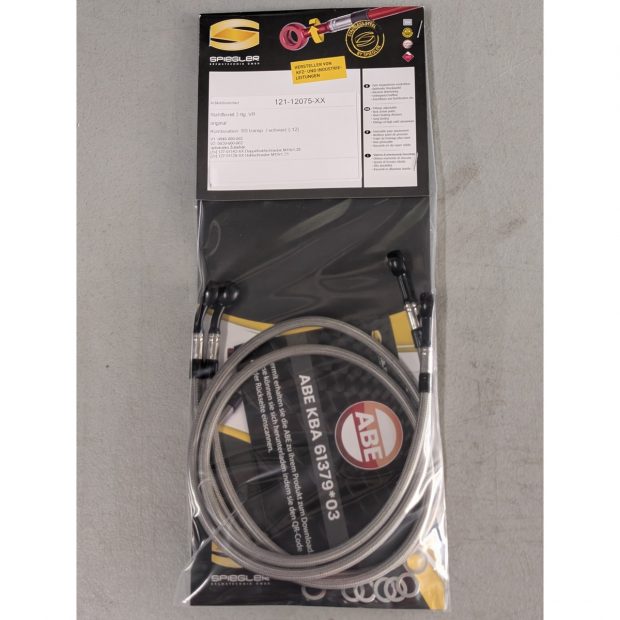 Durites de frein aviation SPIEGLER YAMAHA XJR 1300 / Racer 15-16 (RP19)(02 durites avant - original)