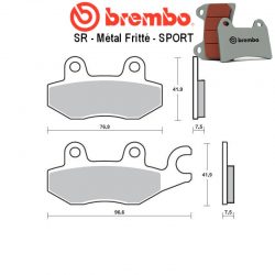 Plaquettes de frein BREMBO 07KA31SR KAWASAKI Z500 24-25 (Avant)