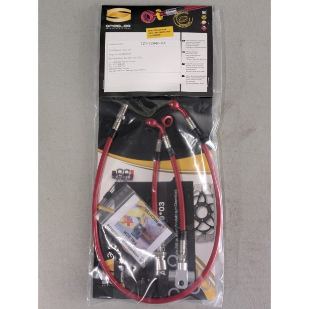 Durites de frein aviation SPIEGLER HONDA VFR 750 F 88-89 (RC24)(03 durites avant - original)