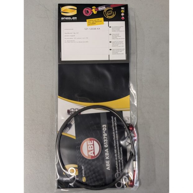 Durite de frein aviation SPIEGLER KAWASAKI Z1000 10-13 (ZRT00D)(01 durite arrière - original - NO ABS)