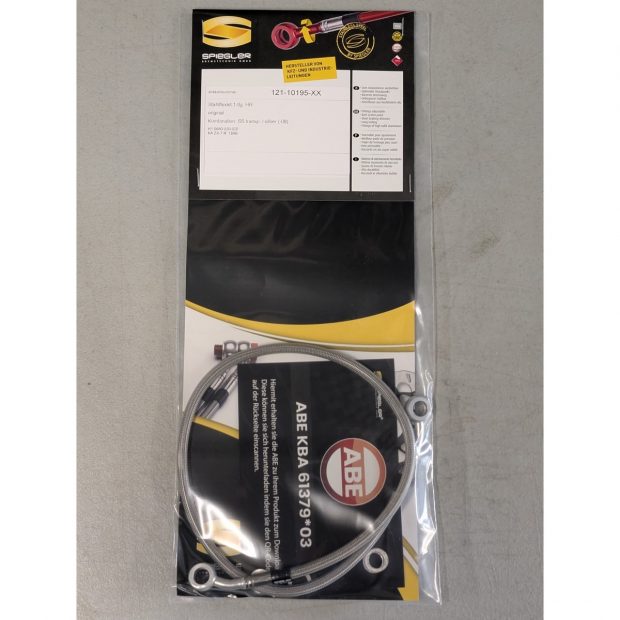 Durite de frein aviation SPIEGLER KAWASAKI ZX-7R 96- (ZX750N)(01 durite arrière - original)