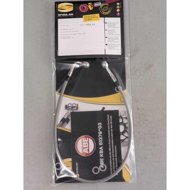 Durite de frein aviation SPIEGLER TRIUMPH Tiger 1050 07-14 (115NG)(01 durite arrière - original)