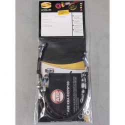 Durites de frein aviation SPIEGLER KAWASAKI GPZ 900 R 83-89 (ZX900A)(05 durites avant - origine - avec anti-plongée)