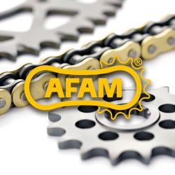 Kit chaîne AFAM 525XSR2 16/43 super renforcé - couronne standard - YAMAHA MT-07 - TRACER 2014-2024