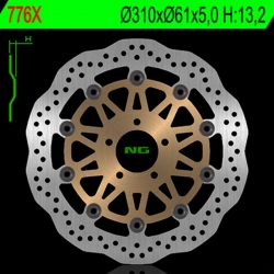 Disque de frein NG BRAKES pétale flottant - KAWASAKI EX - NINJA 2000-2001