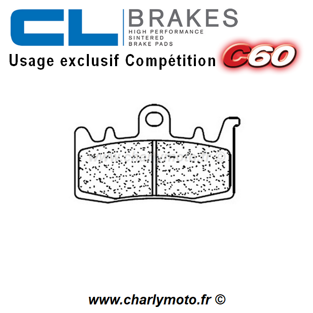 Plaquettes de frein CL BRAKES 1232C60 DUCATI MULTISTRADA V2 / S 22-24 (Avant)