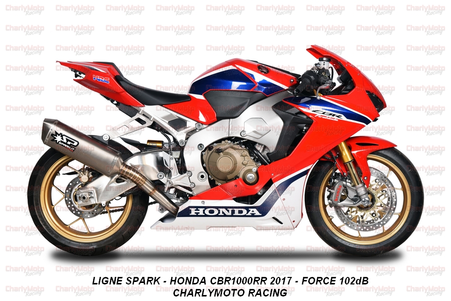 Ligne SPARK FORCE 102dB - HONDA CBR1000RR 2017